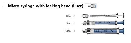 Mirco syringe with locking head(Luer)